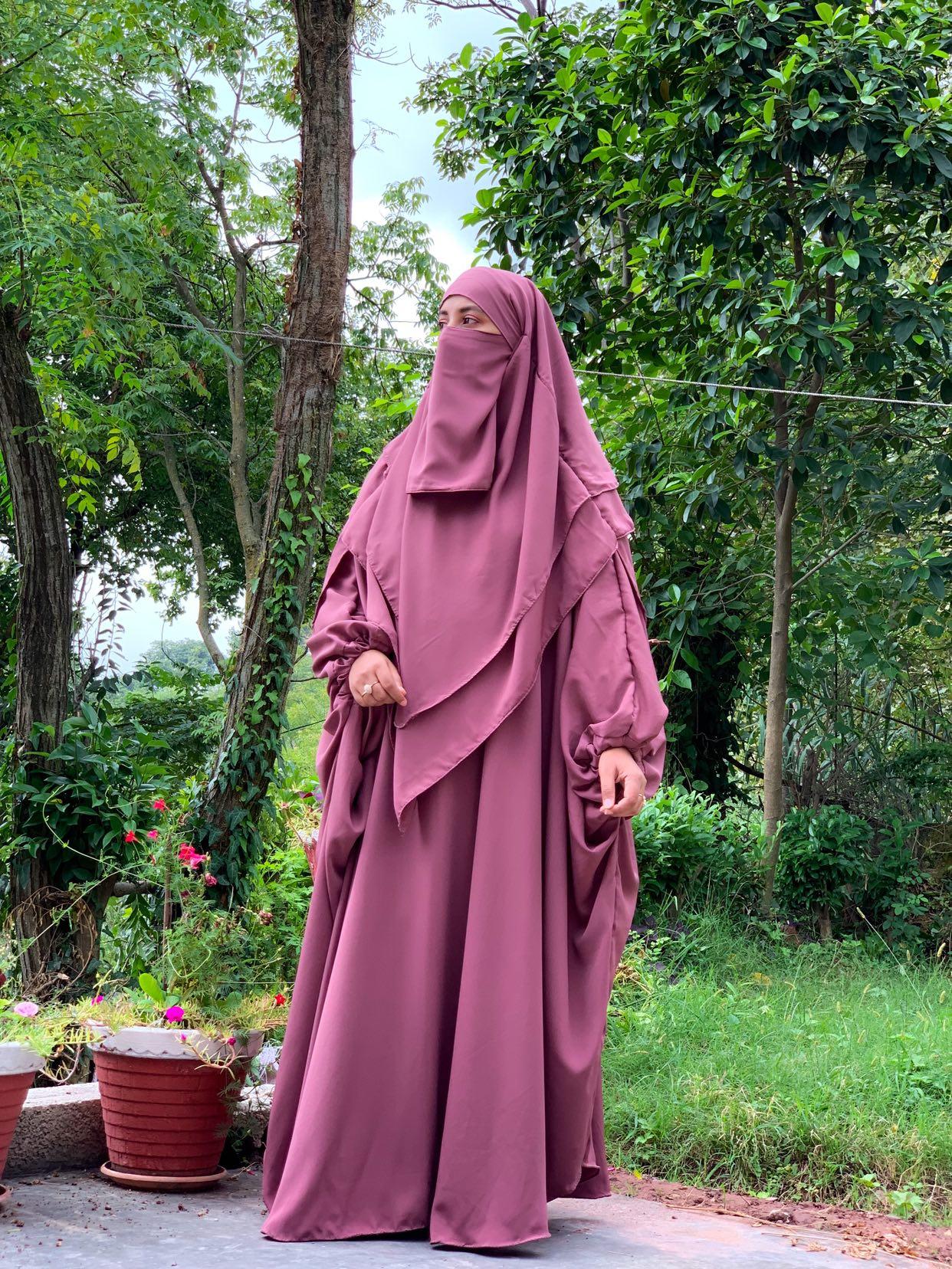 BUTTERFLY KHIMER AND ABAYA COMBO