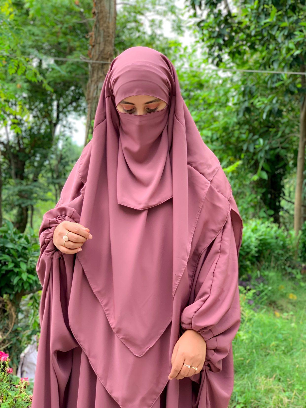 BUTTERFLY KHIMER AND ABAYA COMBO