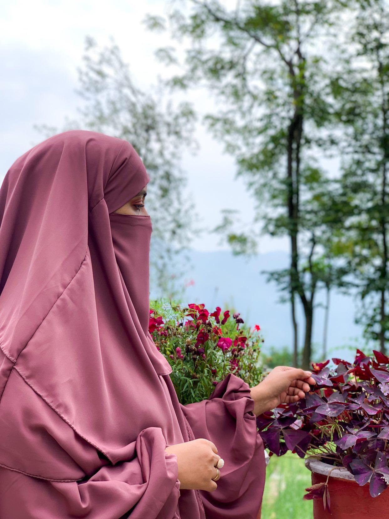 BUTTERFLY KHIMER AND ABAYA COMBO