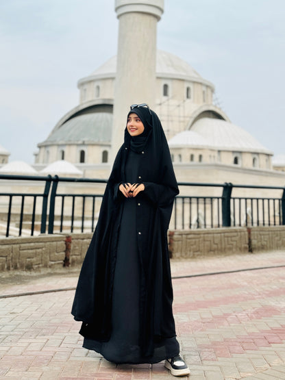 IRANI CHADAR WITH SLEEVES & BUTTONS