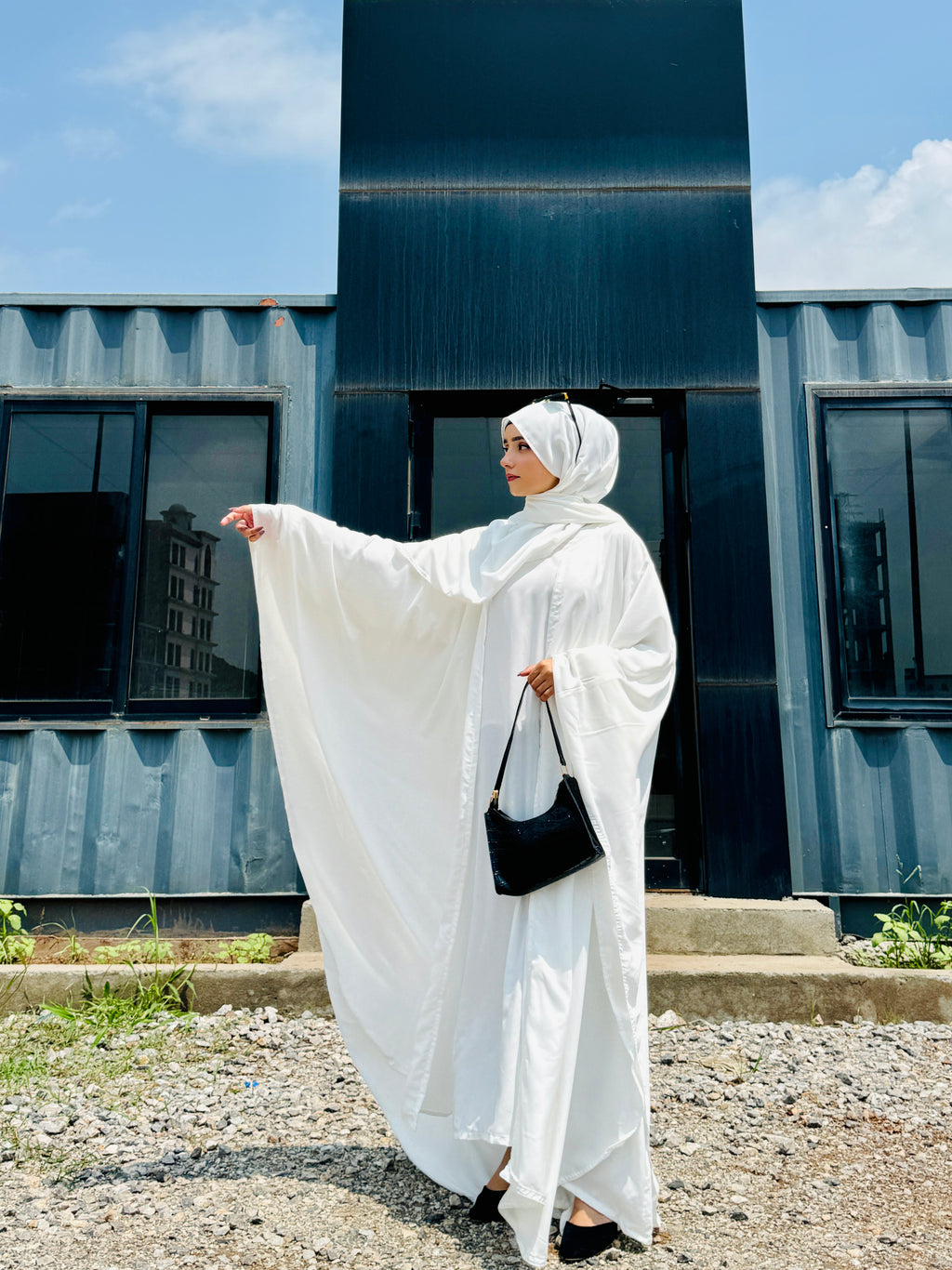 3 PIECE PEARL ABAYA SET