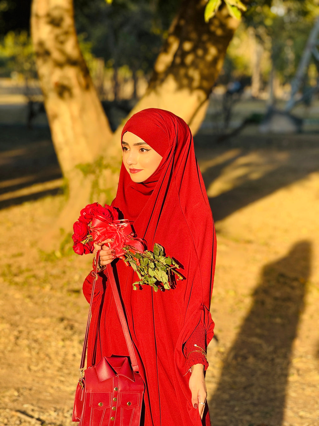 FULL LENGTH JILBAB - RADISH MAROON