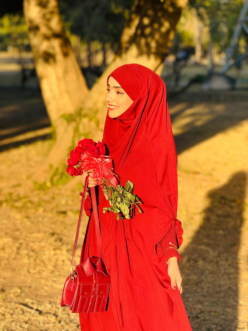 FULL LENGTH JILBAB - RADISH MAROON