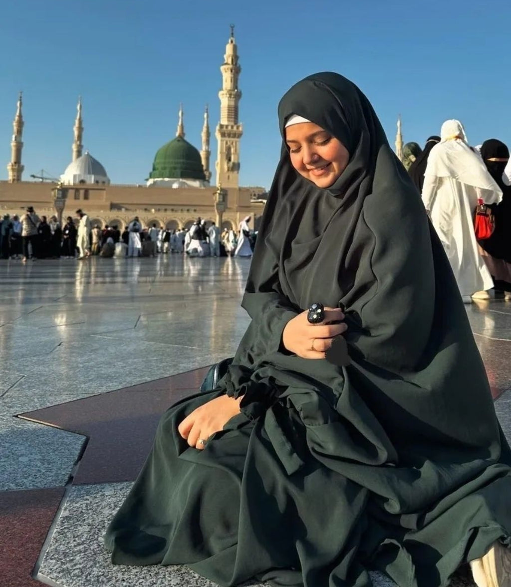 3 PEICE JILBAB, SKIRT AND NIQAB (TIE SLEEVES)