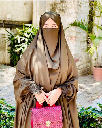 3 PEICE JILBAB, SKIRT AND NIQAB (FRENCH SLEEVES)