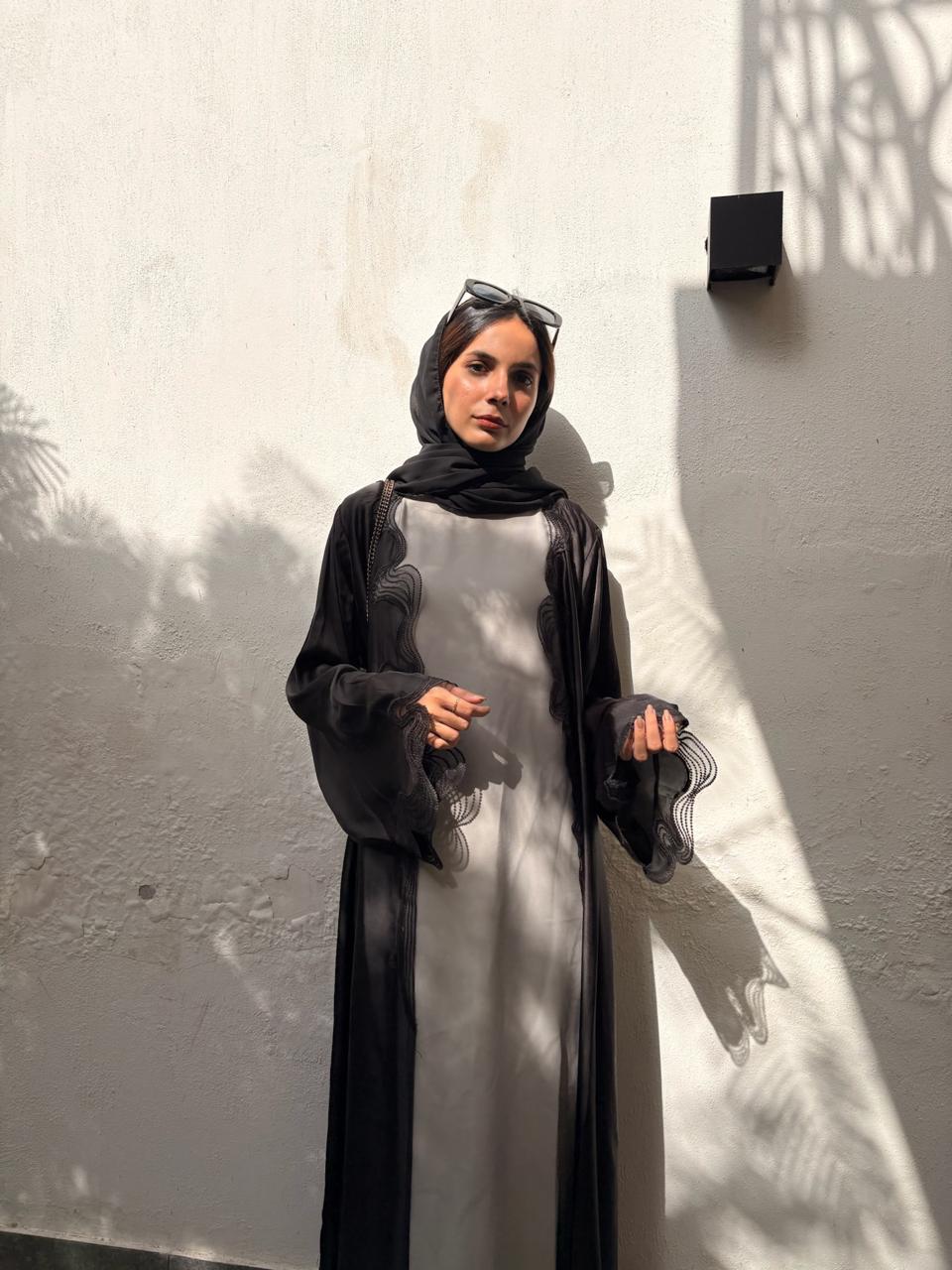 Signature Black Abaya Set