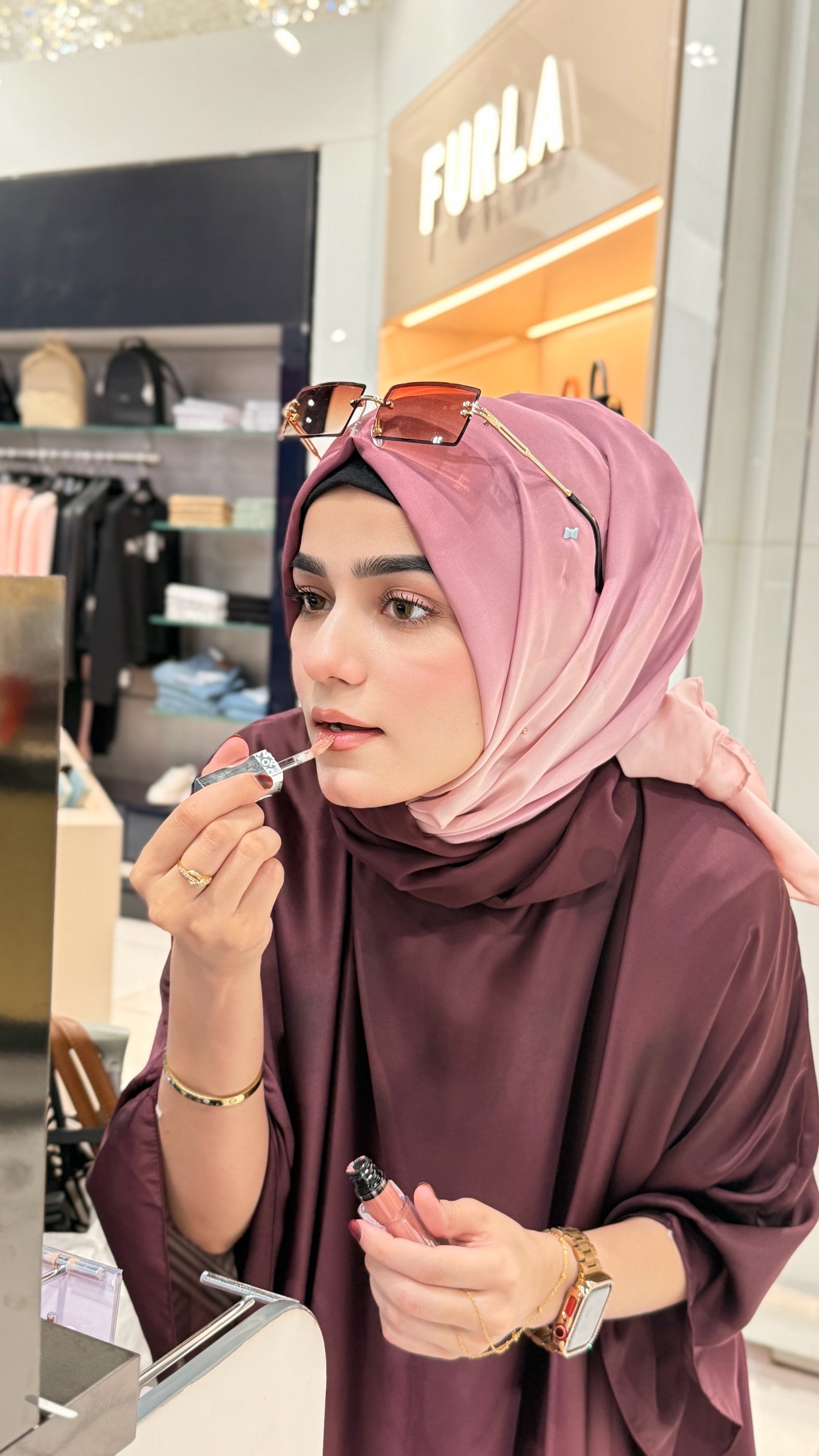 DOUBLE TONE ABAYA SET