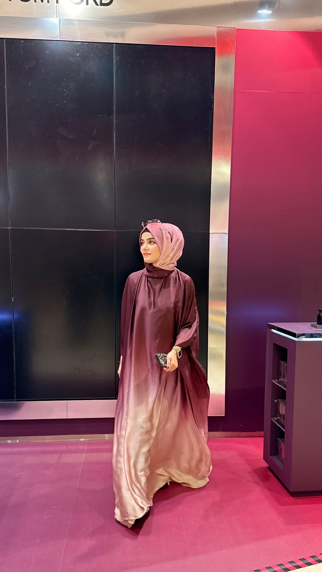 DOUBLE TONE ABAYA SET