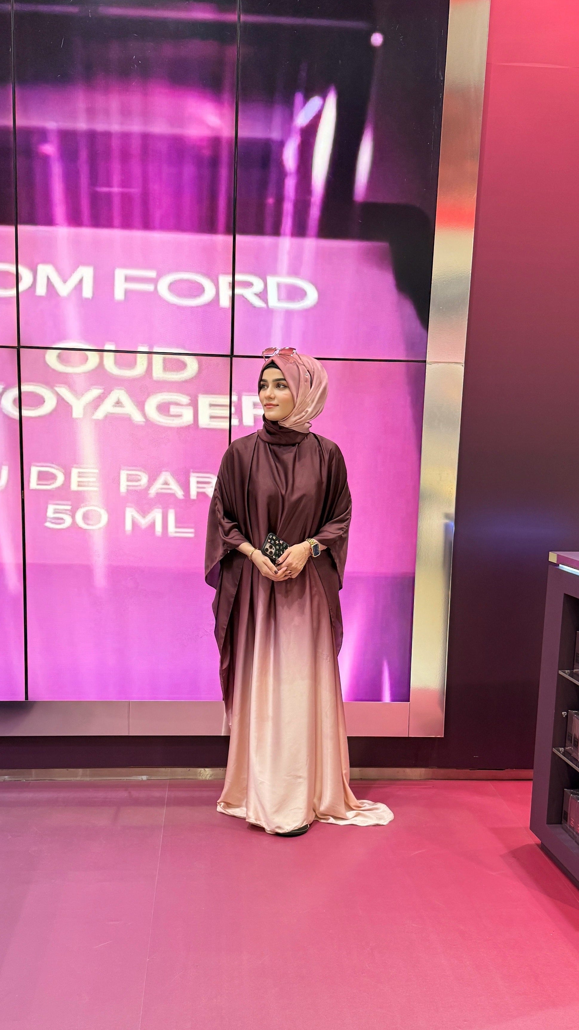 DOUBLE TONE ABAYA SET